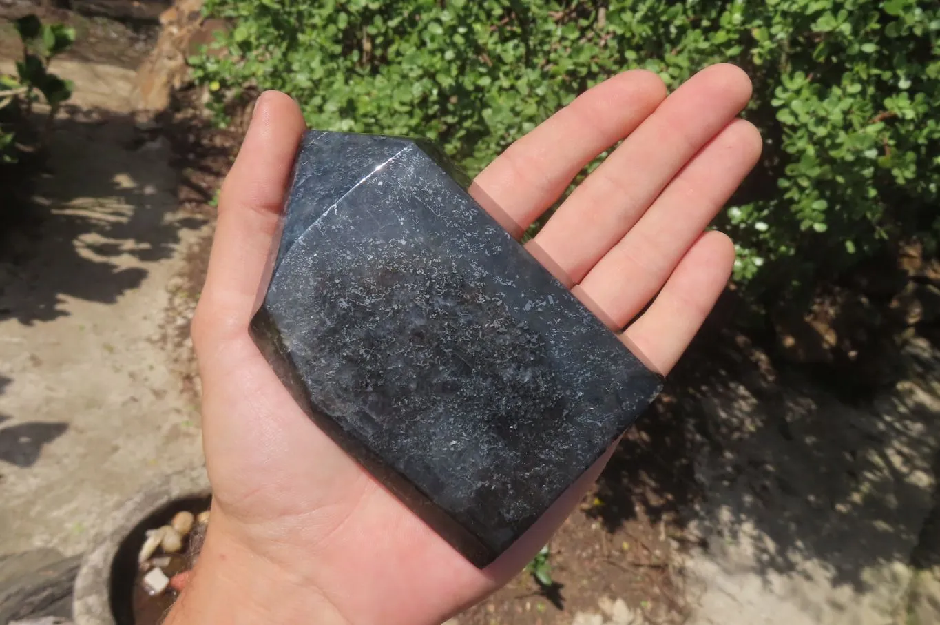 Polished Iolite Water Sapphire Points x 3 From South Africa