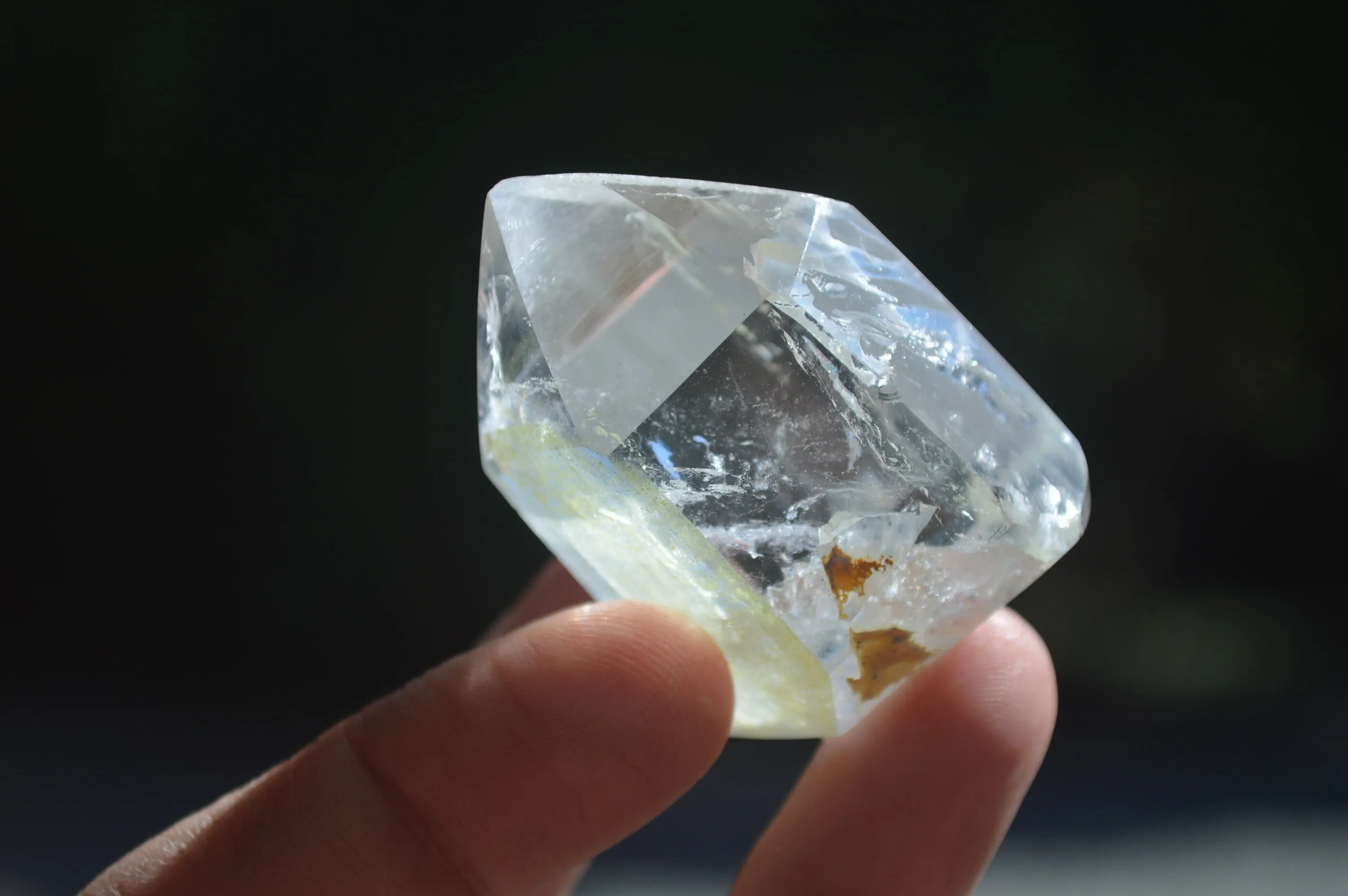 Polished Mixed Inclusion Quartz Crystals x 12 From Madagascar