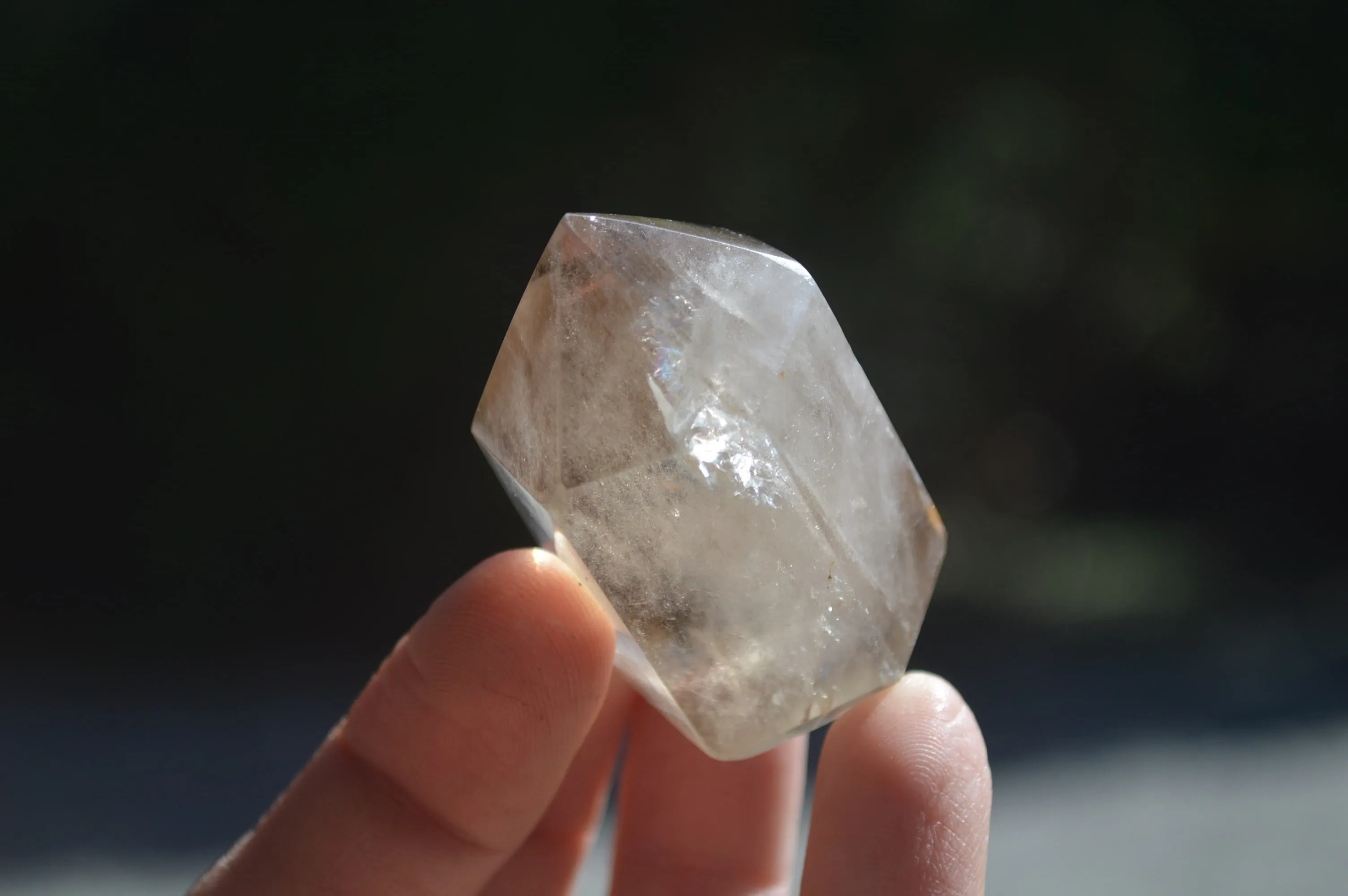 Polished Mixed Inclusion Quartz Crystals x 12 From Madagascar