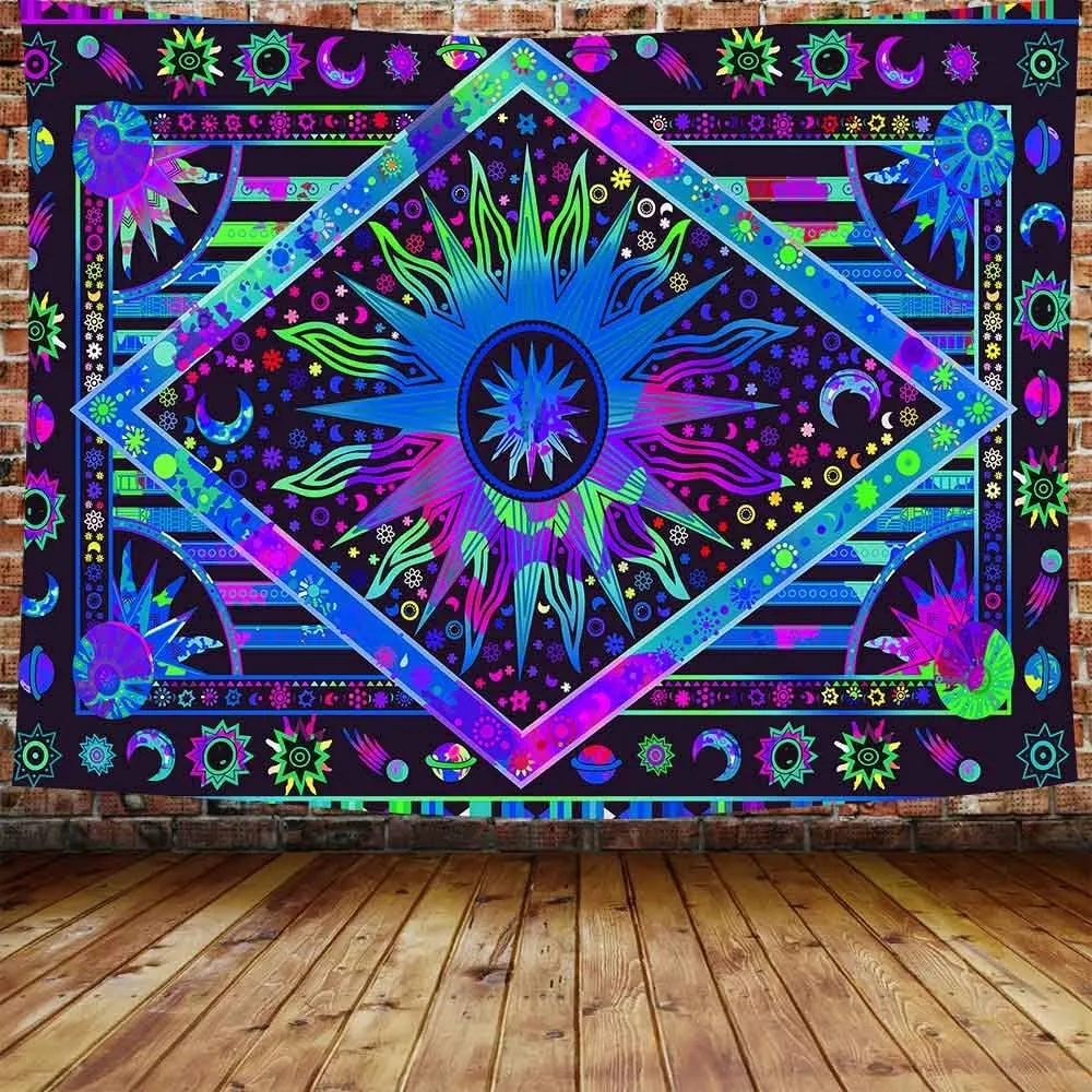 Rainbow Sun Tapestry