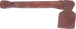 RARE MAORI BATTLE AXE PATITI, 19TH CENTURY