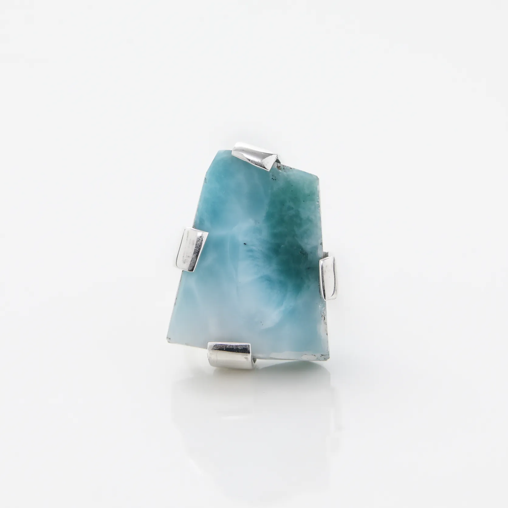 Rough Larimar Ring Belle