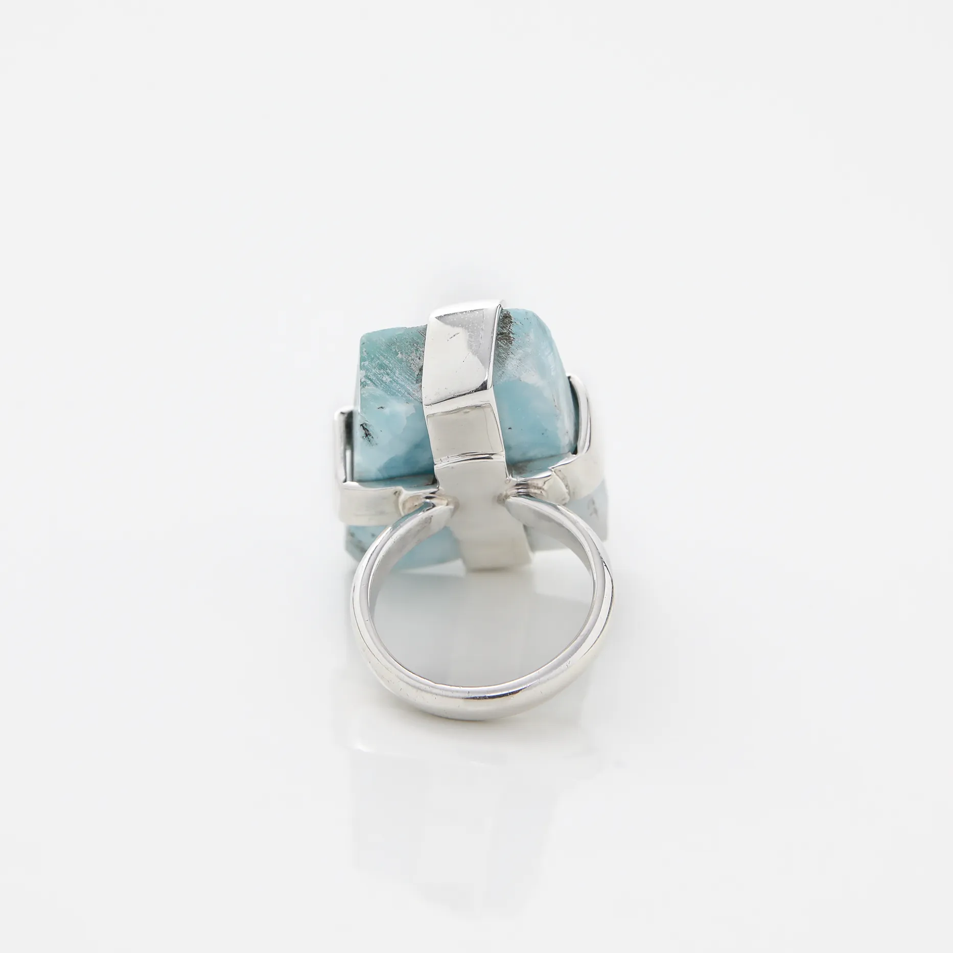 Rough Larimar Ring Belle