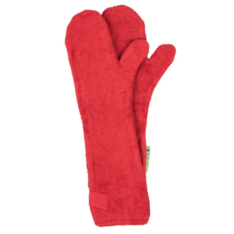 Ruff and Tumble Drying Mitts - Red