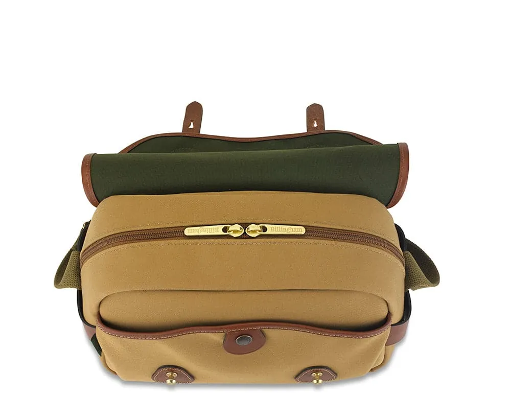 S3 Camera Bag - Sage FibreNyte / Chocolate Leather