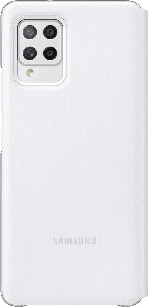 Samsung Galaxy A42 Smart S View Wallet Cover White - EF-EA426PWEGEW