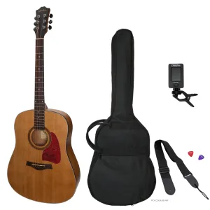 Sanchez Acoustic Dreadnought Guitar Pack (Acacia)