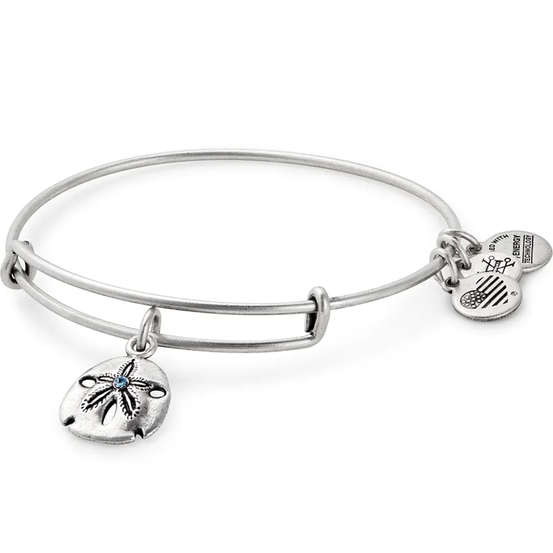 Sand Dollar Charm Bangle