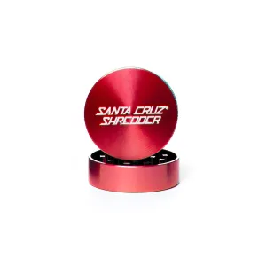 Santa Cruz Shredder - Metal Grinder 2pc Medium Red