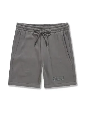 See You Paradise Shorts (Charcoal) - JC9097SCOL