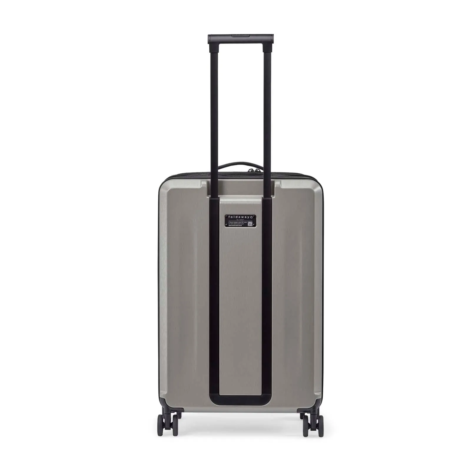 Senz° Foldaway Medium Check In Trolley | Silk Grey