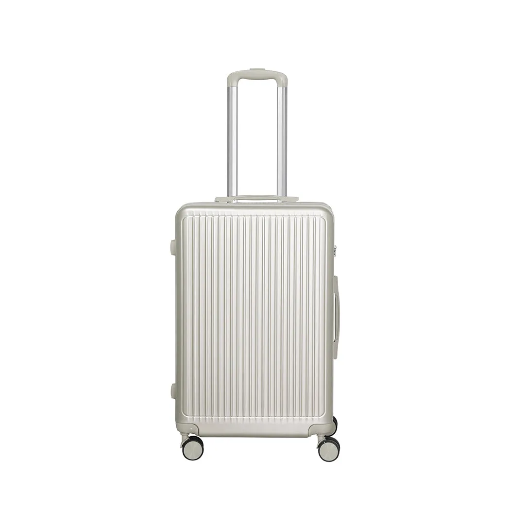 Slimbridge Luggage Suitcase Trolley White 3pc 20" 24" 28"