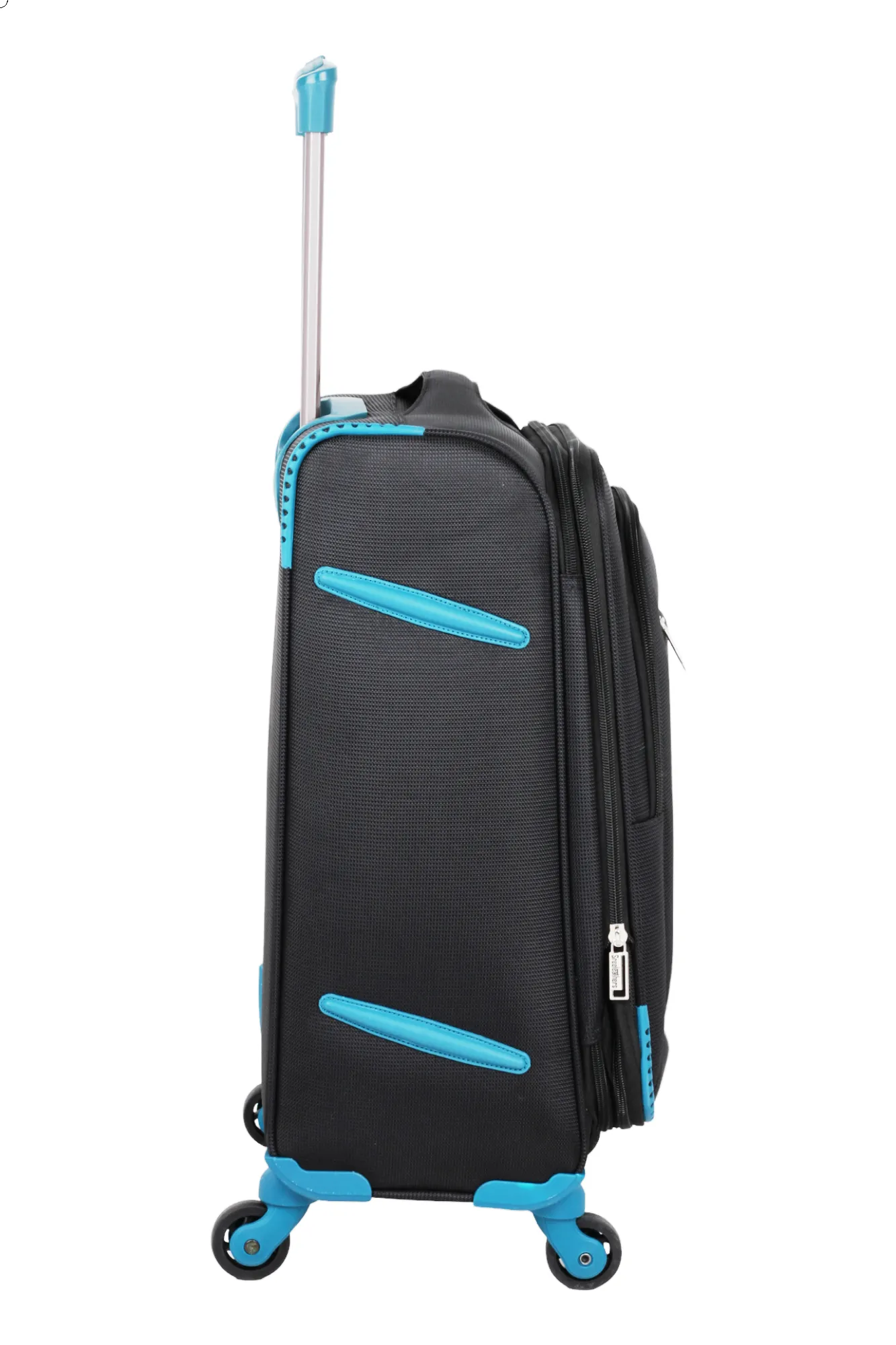 Soft luggage strolley suitcase 38320