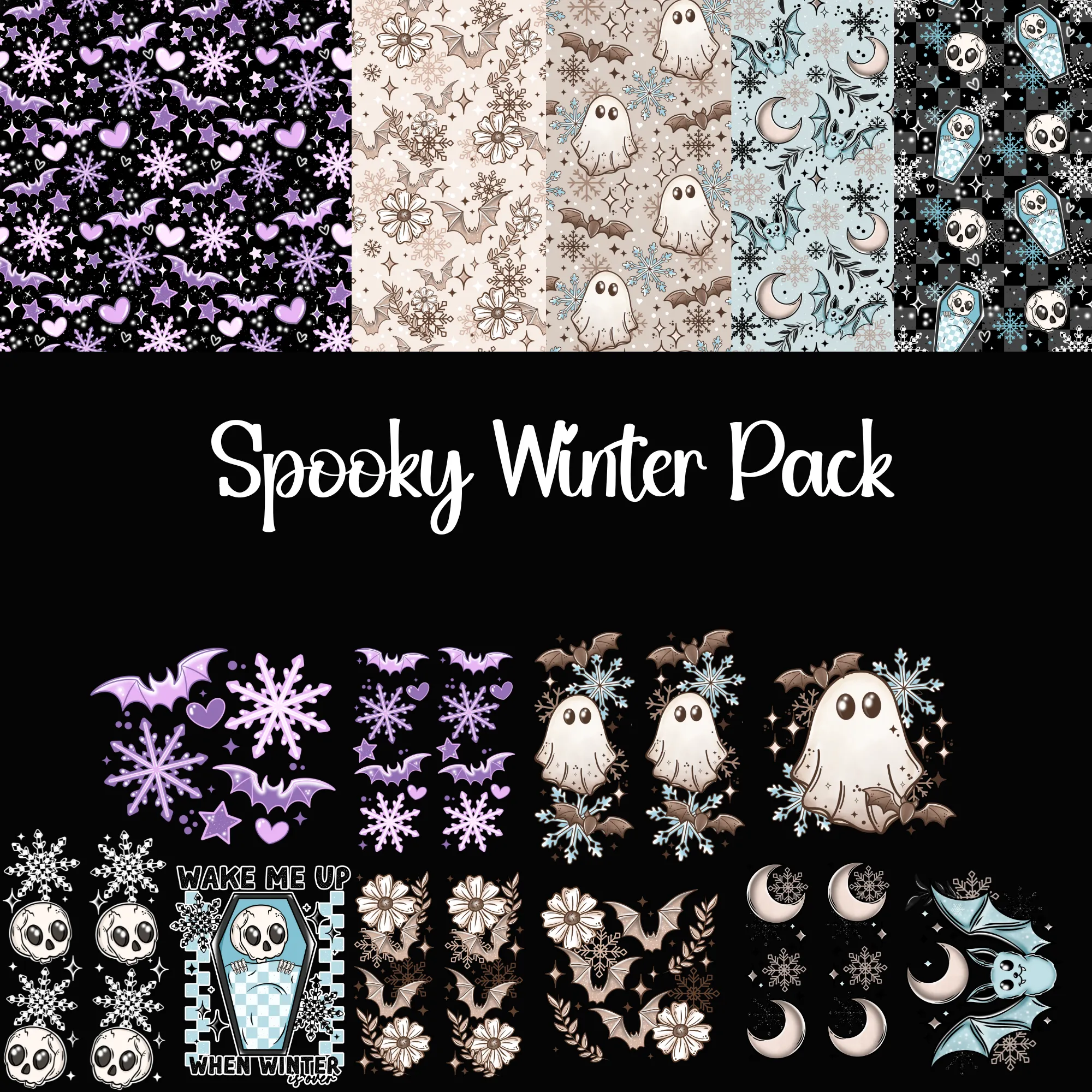 Spooky Winter - Printed Vinyl Bundle