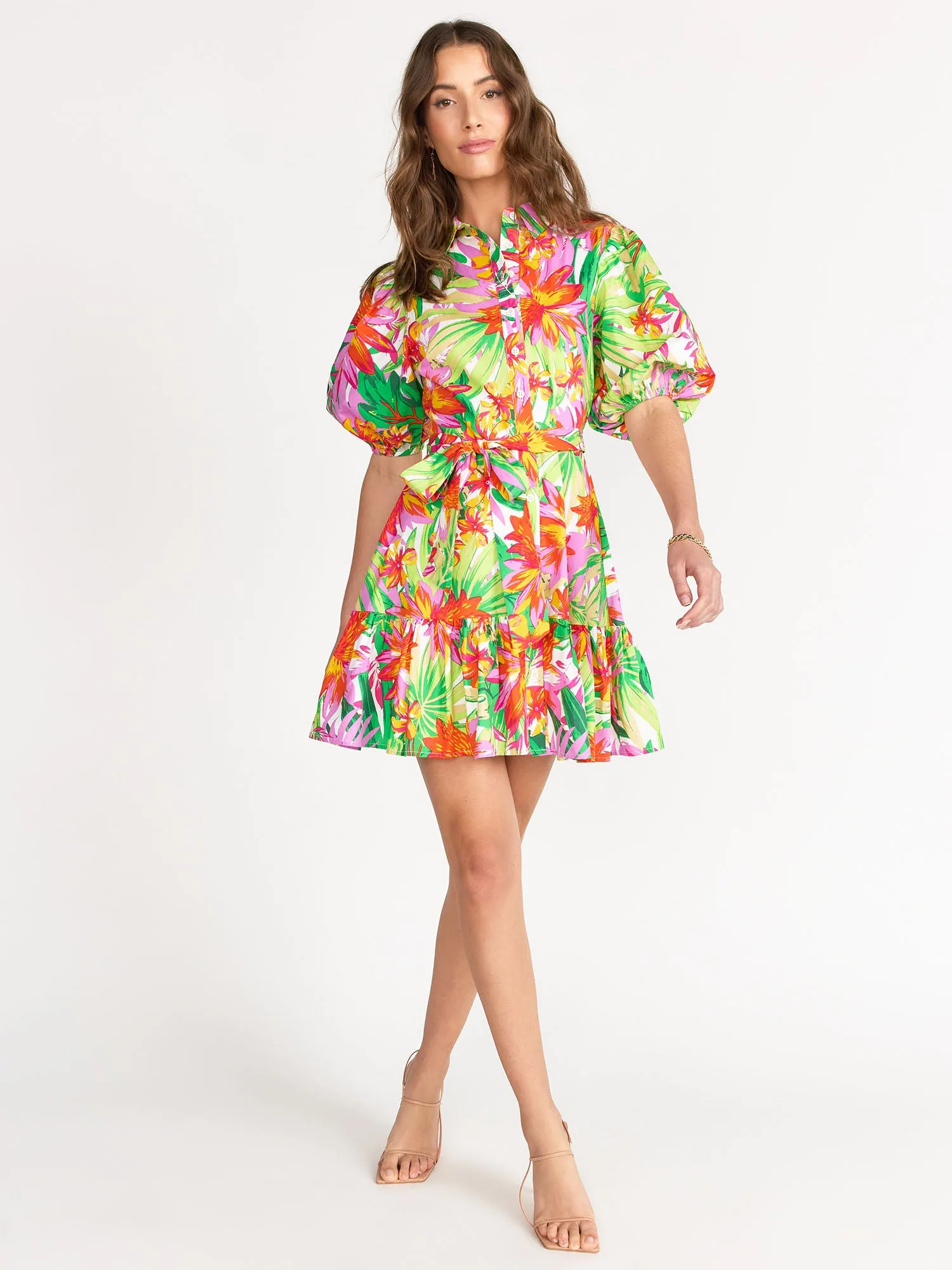 Summer Journey Floral Mini Dress - Flying Tomato