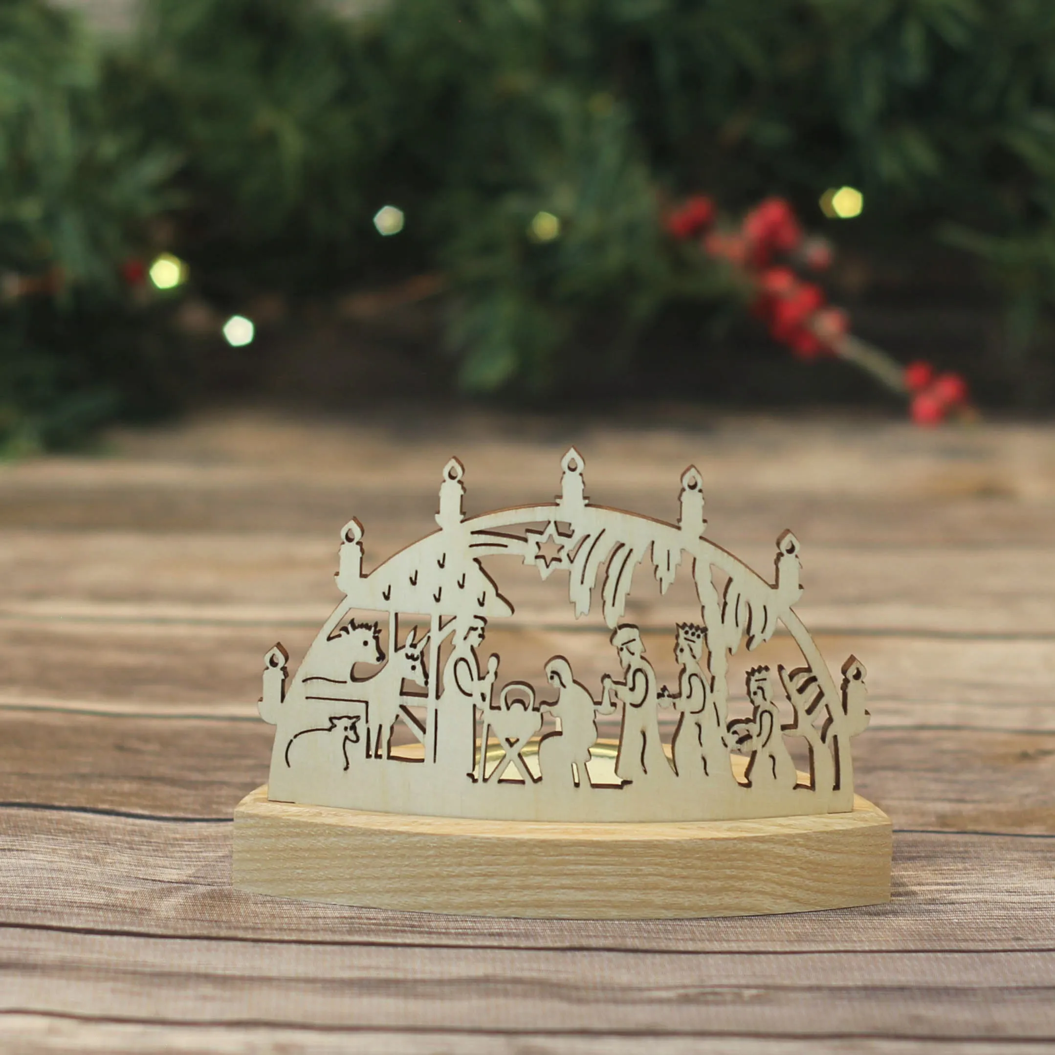 Tealight Holder - Nativity