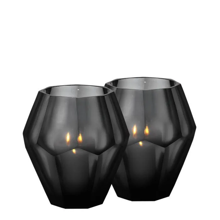 TEALIGHT HOLDER OKHTO L SET OF 2