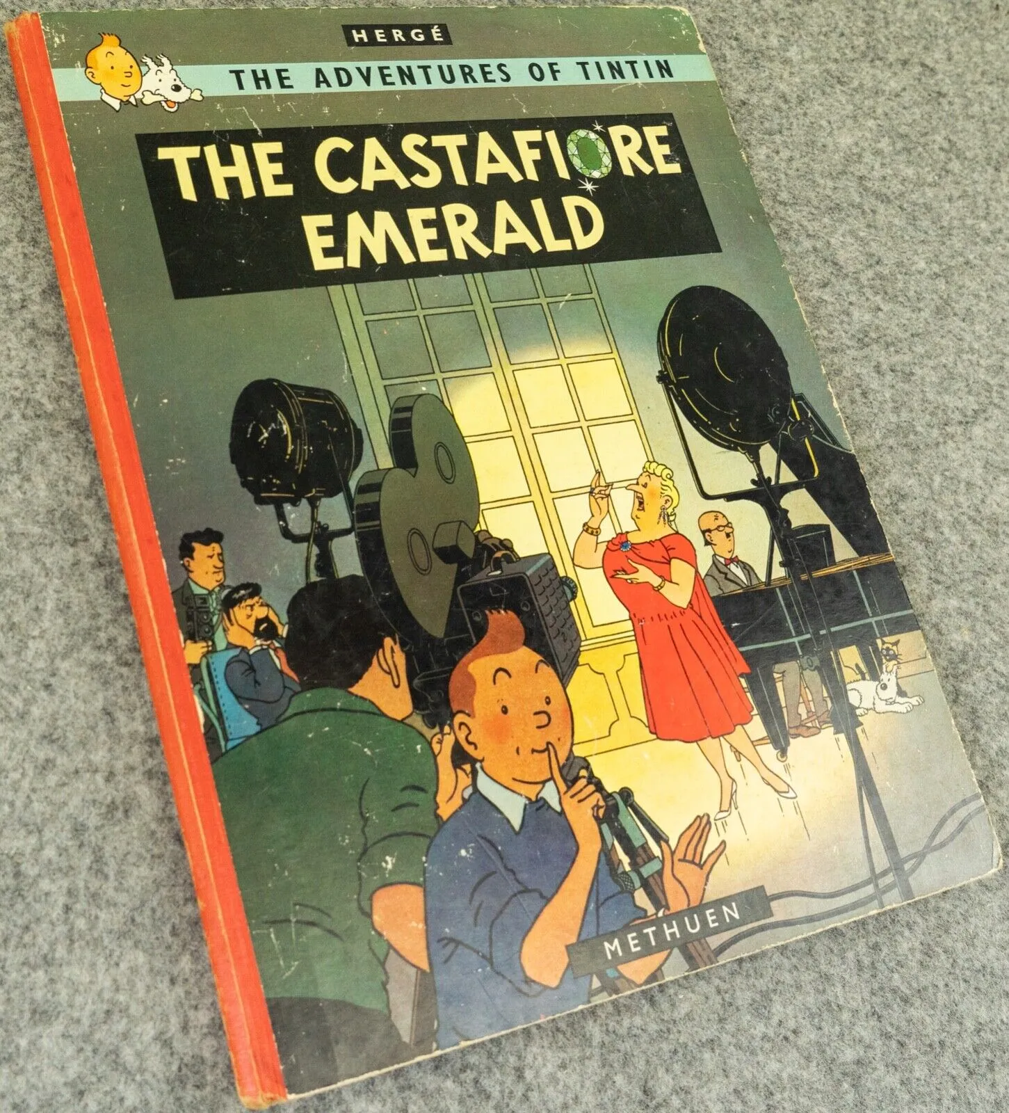 THE CASTAFIORE EMERALD Methuen 1963 1st Edition Hardback Rare Tintin book Herge EO