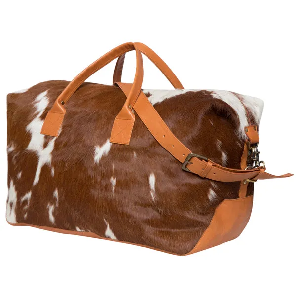 The Design Edge Large Cowhide Travel Bag- America (CA Duffle)