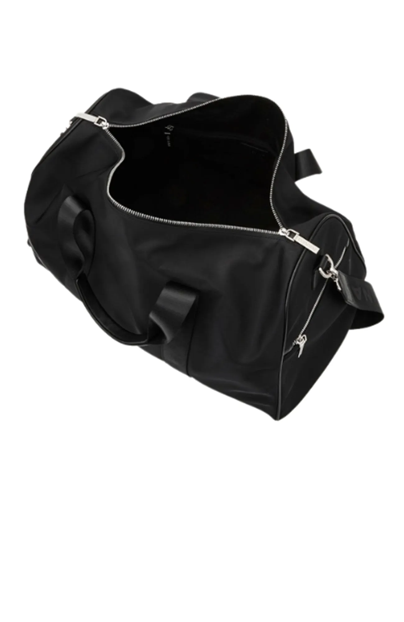 The Peta Duffle Bag Black Silver