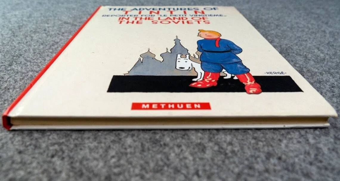 Tintin in the Land of Soviets: Methuen 1999 1st Edition HB Rare comic book Herge EO