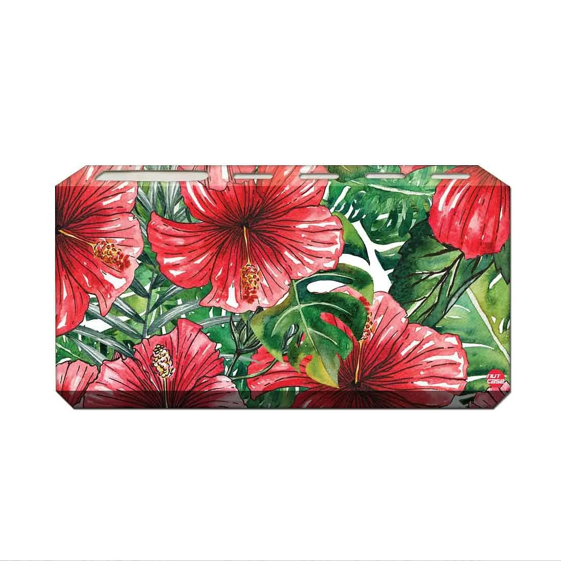 Toothbrush Holder Wall Mounted -Hibiscus Flower