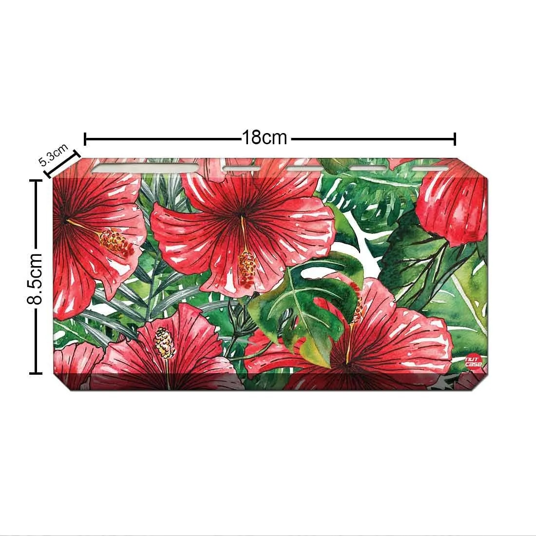 Toothbrush Holder Wall Mounted -Hibiscus Flower