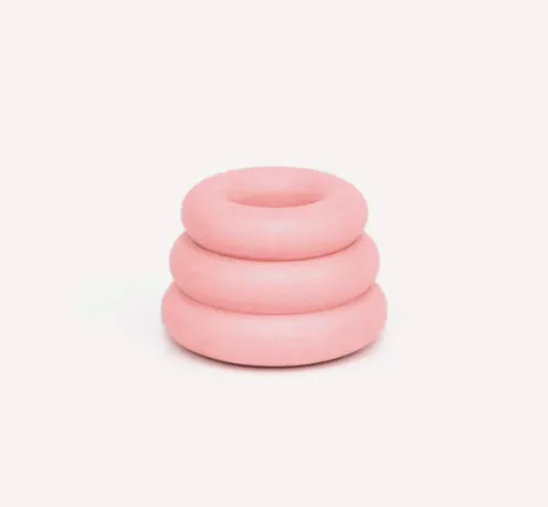 Triple O Candleholder Pink by Yod & Co