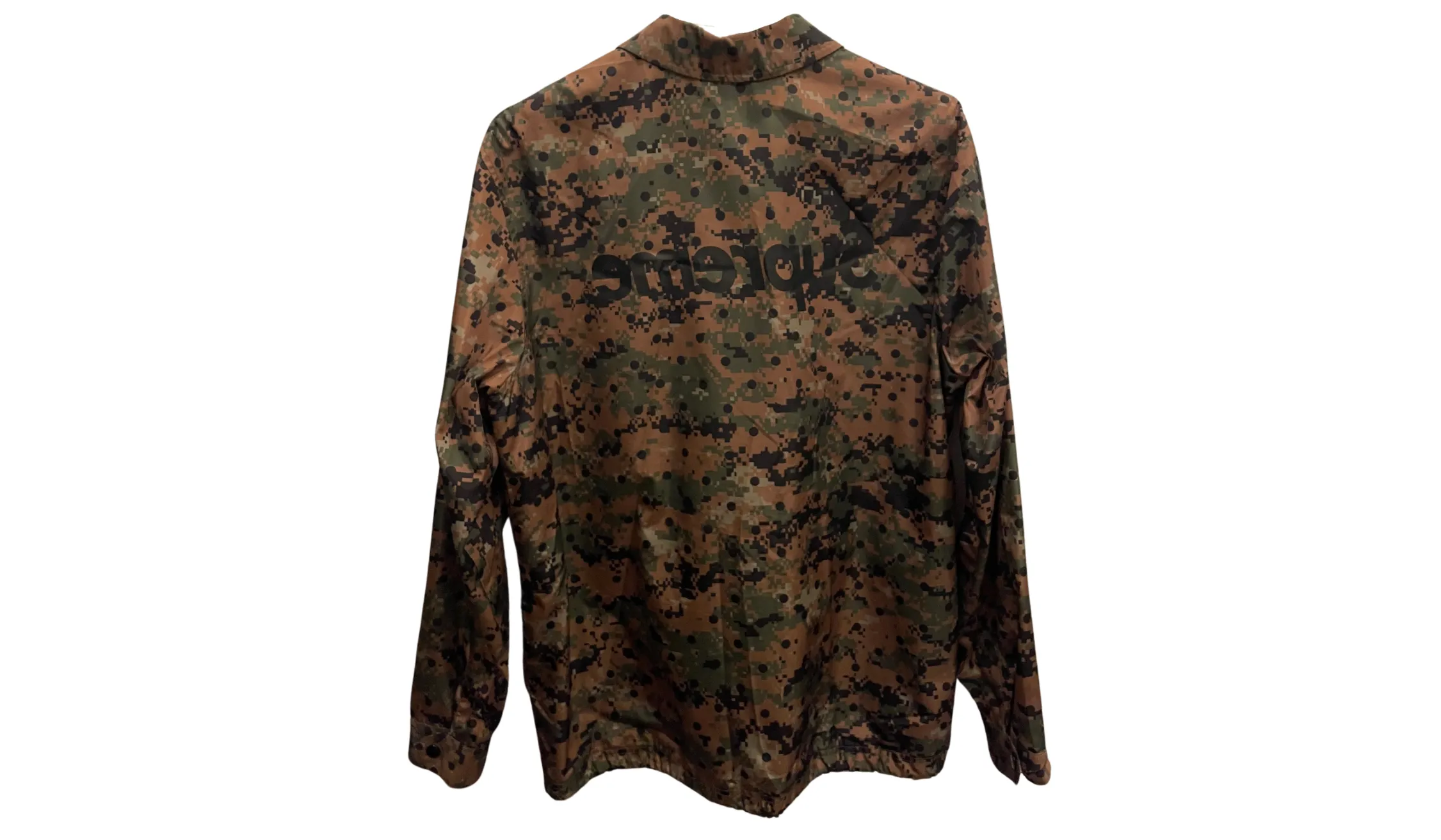 Used Supreme X Comme Des Garçons SHIRT Green Camo Coach Jacket  SS13