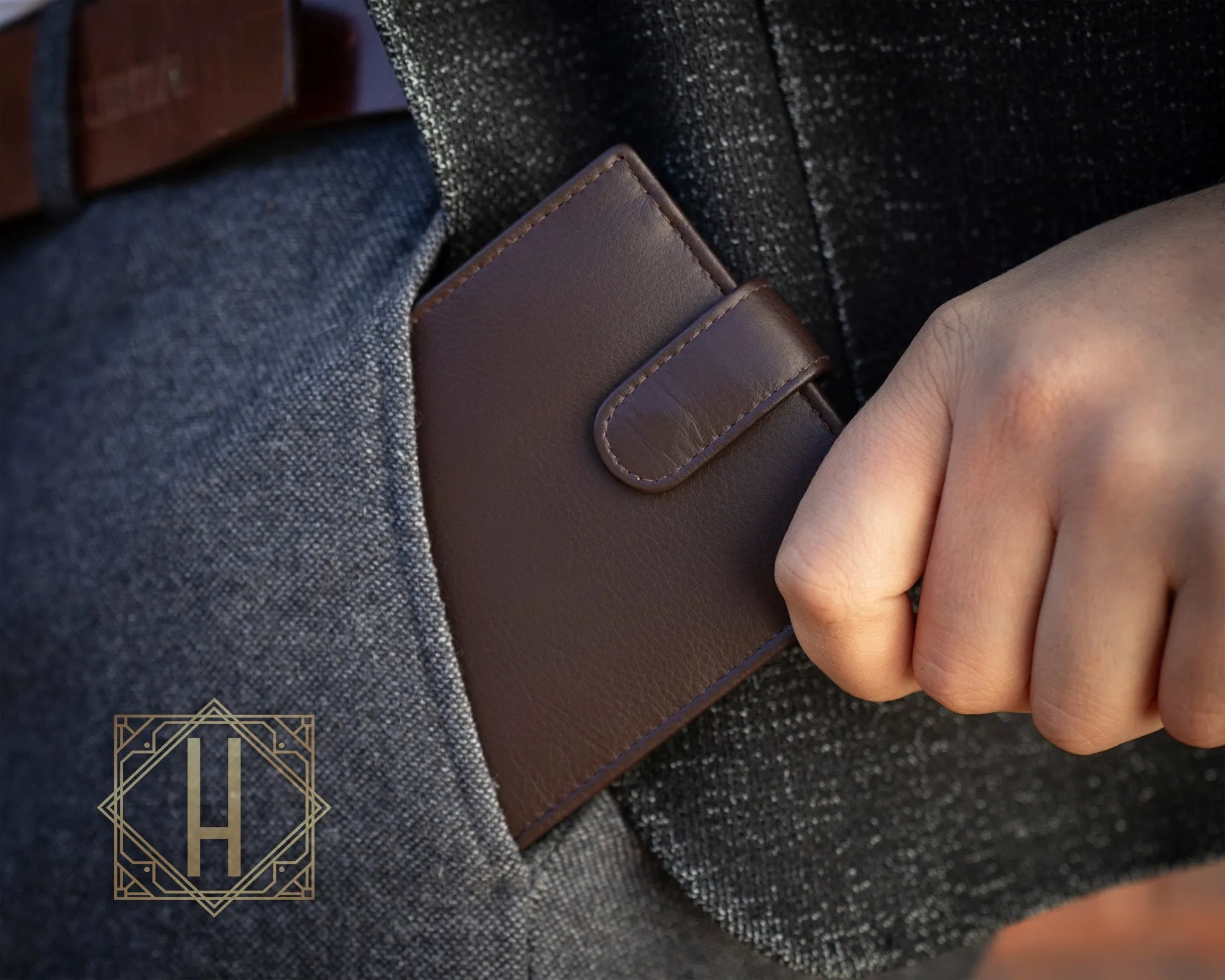 Utility Wallet | Dark Brown Leather