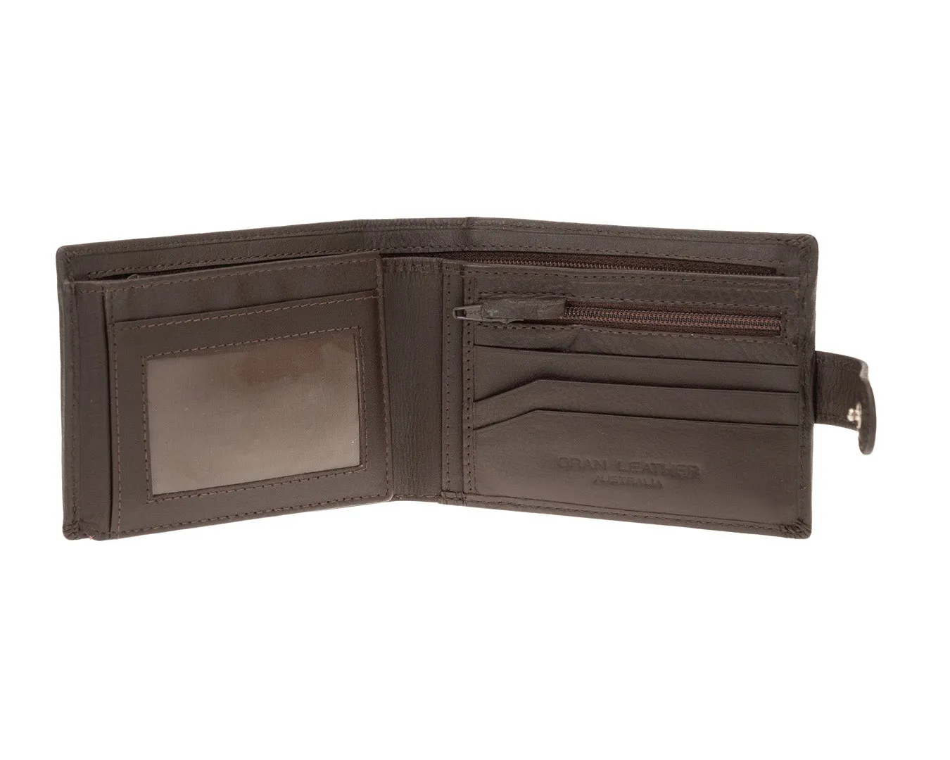 Utility Wallet | Dark Brown Leather