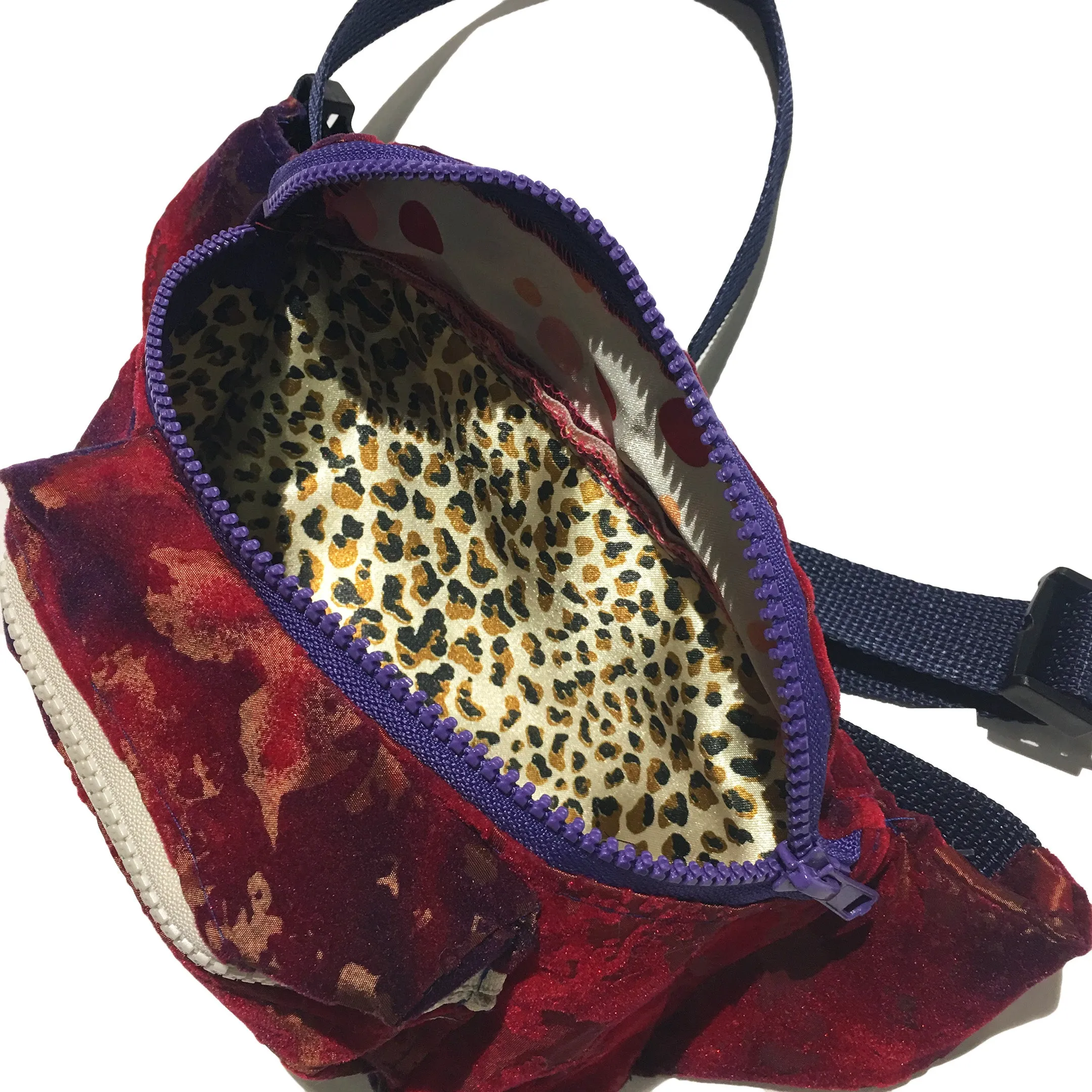 Velvet Devore Fanny Pack