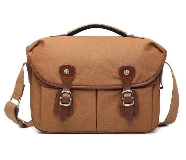 Vintage Casual Canvas Camera Bag For DSLR