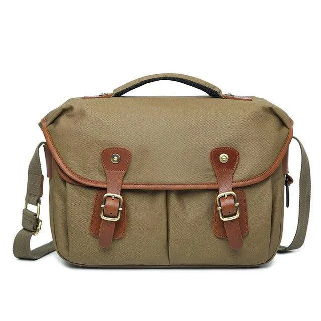 Vintage Casual Canvas Camera Bag For DSLR