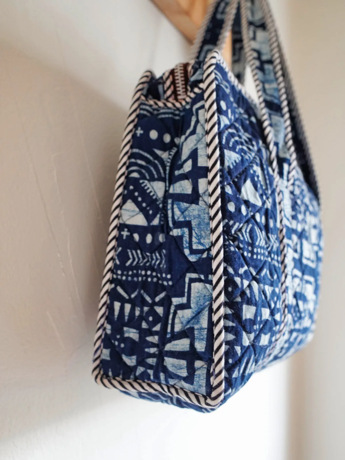 Vintage Quilted Batik Bag