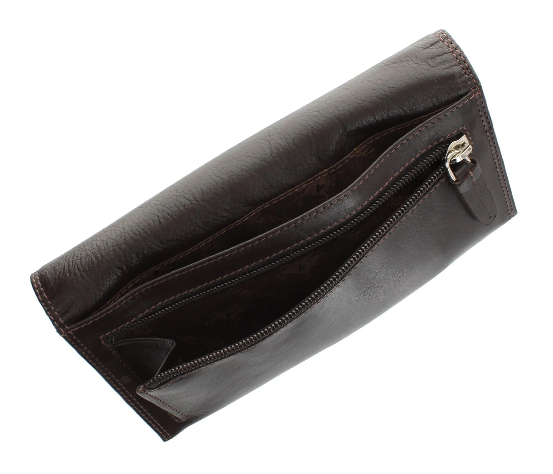 Visconti Heritage Collection BUCKINGHAM Leather Flap Over Purse HT35 RFID blocking