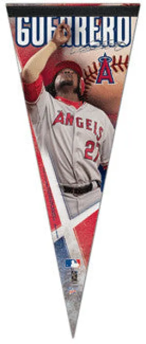 Vladimir Guerrero "Thank Heaven" Los Angeles Angels Premium Felt Pennant L.E. #758/2,009 - Wincraft Inc.