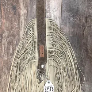 Western Mini Leather Fringe Strap 48" #22176