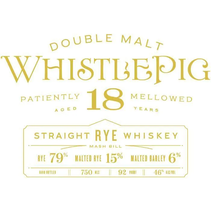 WhistlePig 18 Year Old Double Malt