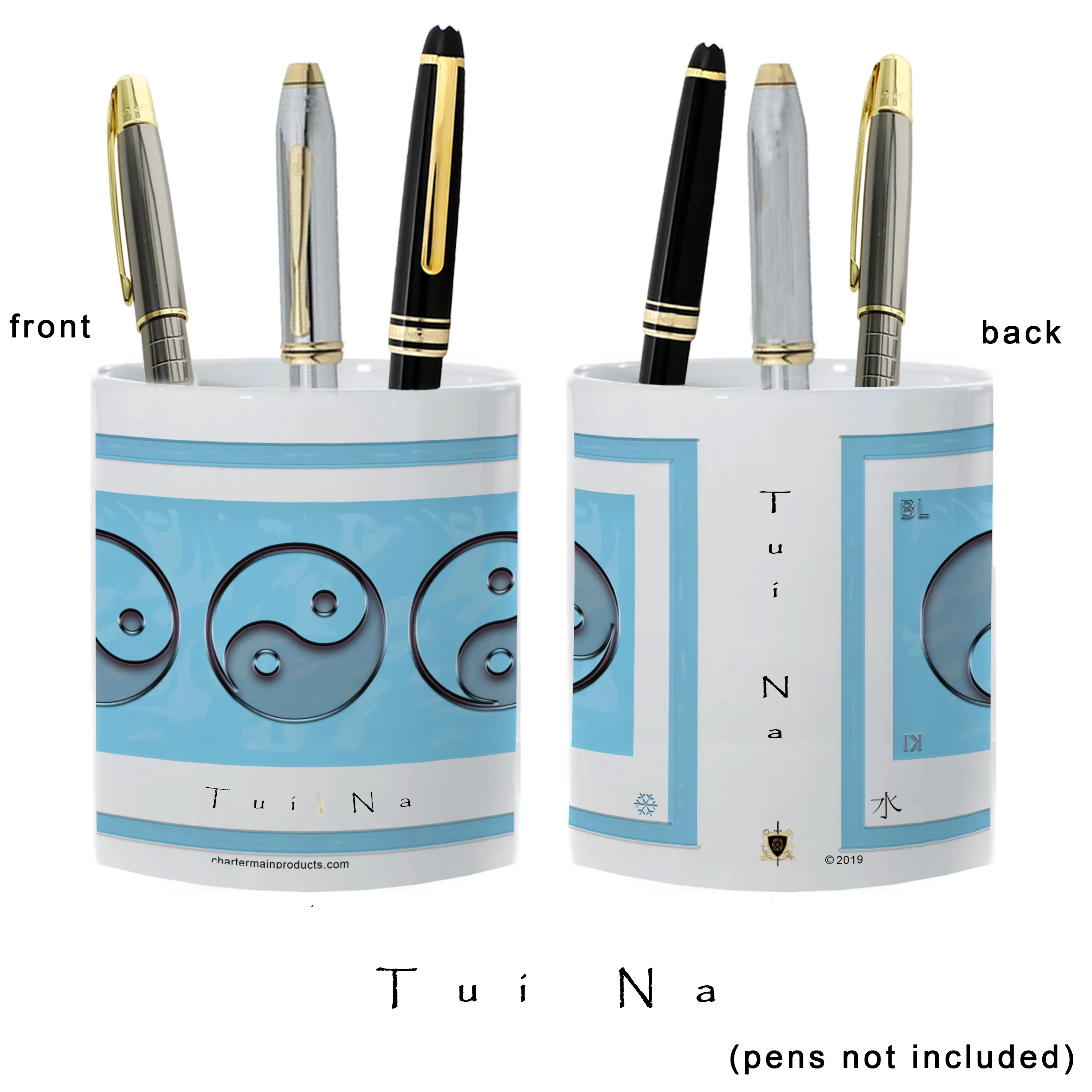 Yin Yang Pencil Holder "Water" (Tui Na)